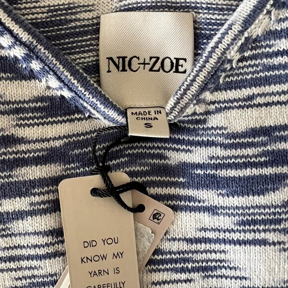 NIC & ZOE Knit Top Size S - Picture 10 of 10